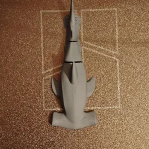 Mini tiburón martillo articulado | Figura antiestrés 3D