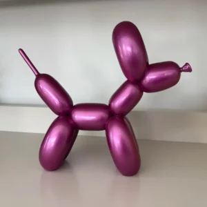 Perro globo decorativo | Escultura pop moderna en 3D