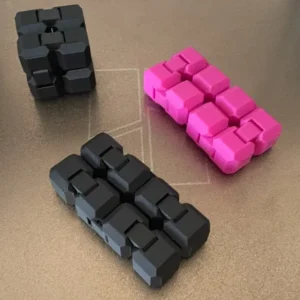 Cubo infinito antiestrés | Fidget plegable de bolsillo