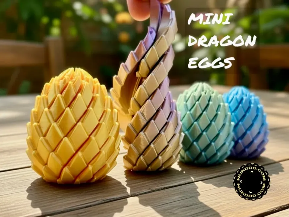Mini huevo de dragón giratorio | Fidget antiestrés