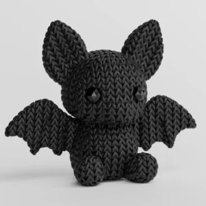 Murciélago de 10 cm | Figura con textura tejida