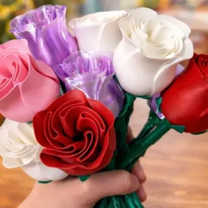 Ramo de 3 rosas eternas | Regalo y decoración en 3D