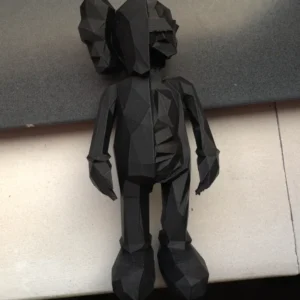 Figura estilo KAWS Split de 10.5 cm | Escultura geométrica fan art
