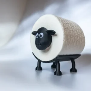Oveja porta papel higiénico | Soporte decorativo para baño