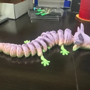 Ajolote articulado | Figura antiestrés impresa en 3D