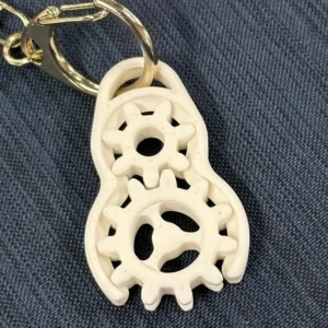 Fidget de engranes tipo llavero – Impresión 3D